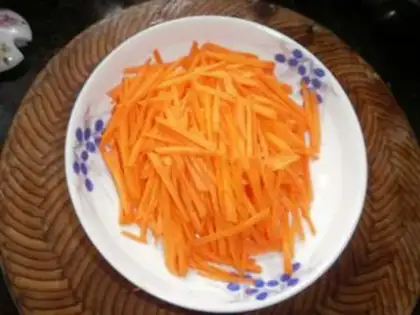 Make Celery carrots burning blood step 2