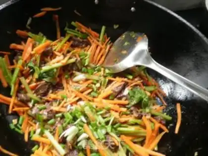 Make Celery carrots burning blood step 6