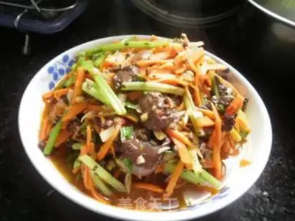 Make Celery carrots burning blood step 7