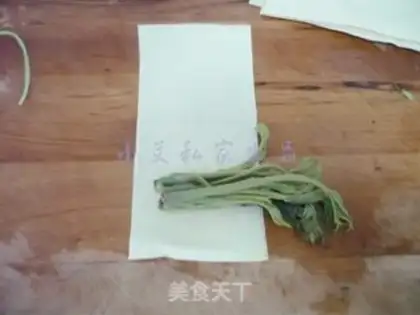 Make Bean-skin rolls step 5