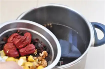 Make Four meters, five beans, six fruit porridge step 8