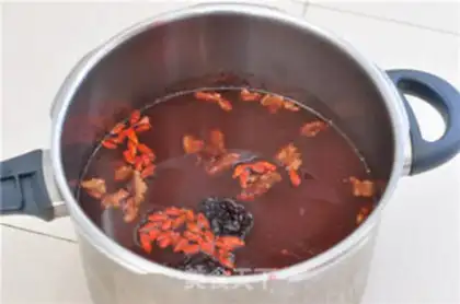 Make Four meters, five beans, six fruit porridge step 9