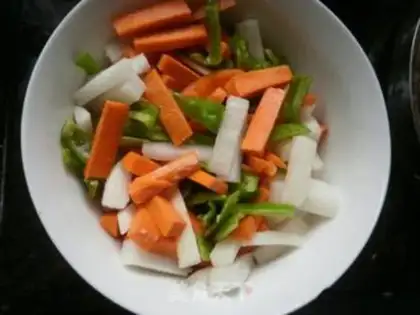 Make Korean pickles step 1