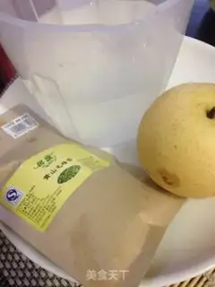 Make Pear green tea step 0
