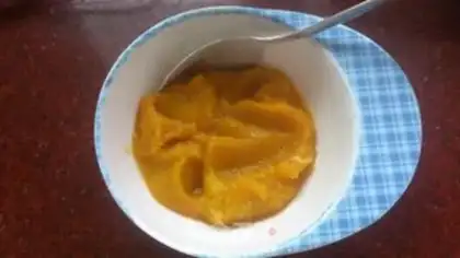 Make Eight inches of pumpkin chimes step 0