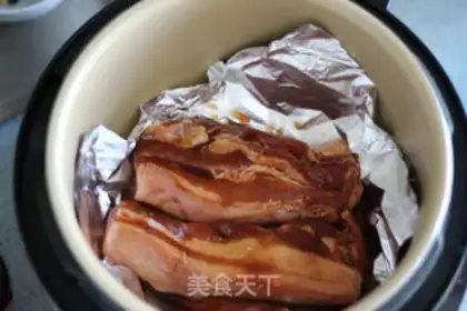 Make Honey juice and roast meat step 4
