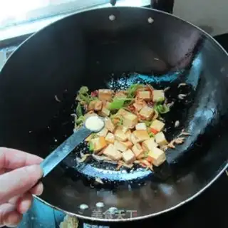 Make Spicy rice tofu step 7