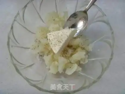 Make Cheese mashed step 2
