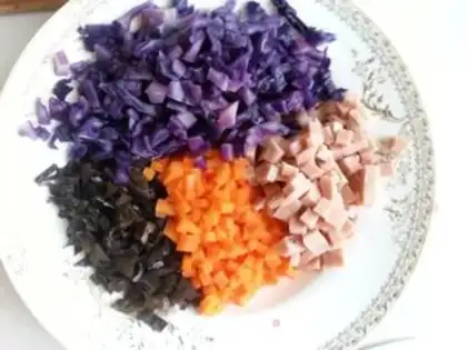 Make Pineapple rice step 1
