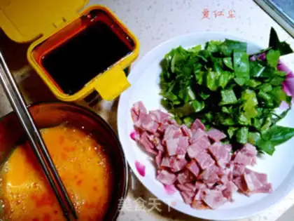 Make Korean bacon fried rice step 0