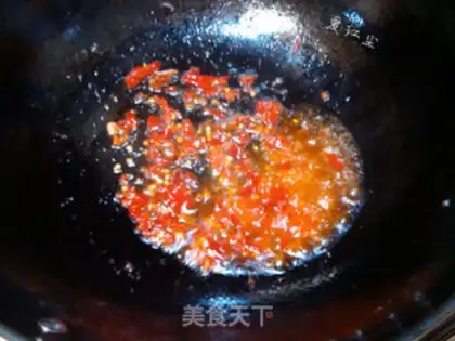 Make Garlic fried ridge step 2