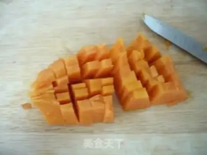 Make Pumpkin milk and eggs step 1