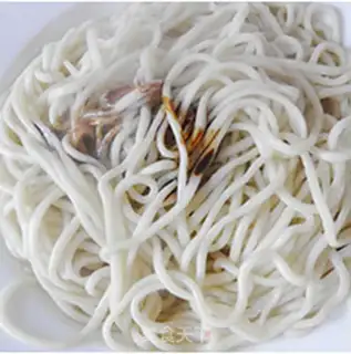 Make Hot dry noodles step 5