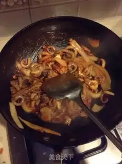 Make Korean steel squid step 2