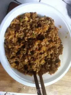 Make A meat bun step 2