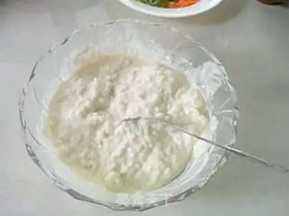 Make Vegetable rice cake step 4