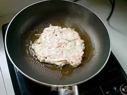 Make Vegetable rice cake step 6