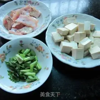 Make Tofu boiled fish step 1