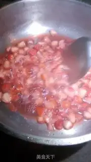 Make Strawberry sauce step 2