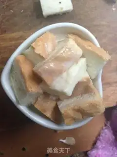 Make Caramel and cream toast pudding step 2