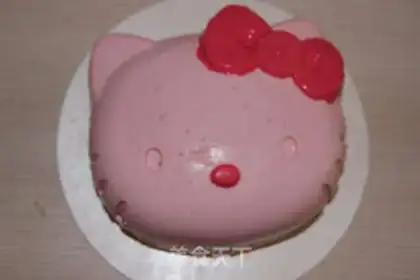Make PINK, CUTE KT CAT MOOSE step 15