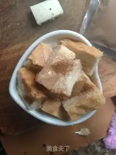 Make Caramel and cream toast pudding step 3