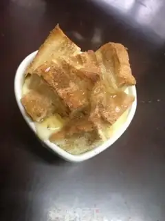 Make Caramel and cream toast pudding step 5