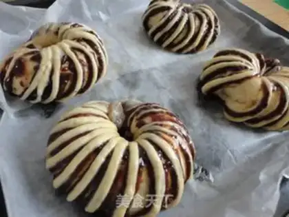 Make Bean roll bread step 7