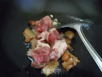 Make Tofu fried meat step 4