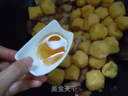 Make Tofu fried meat step 6