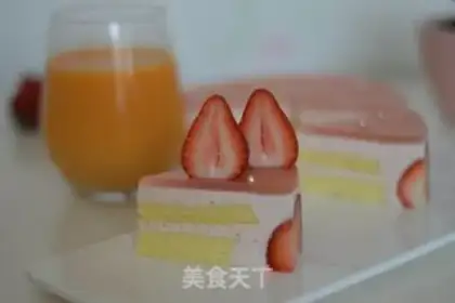 Make Strawberry cheese mousse step 29