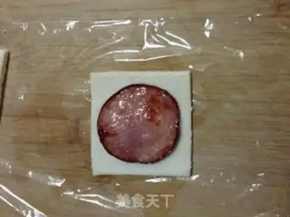Make Ham toast step 3