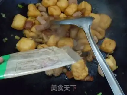 Make Tofu fried meat step 9