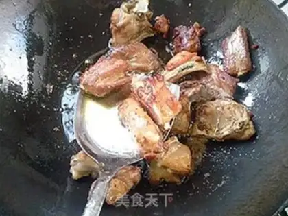 Make Cheese juice ribs step 9