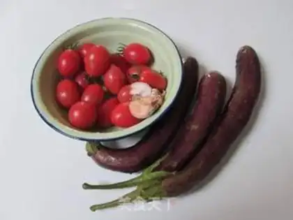 Make Little tomato eggplant step 0