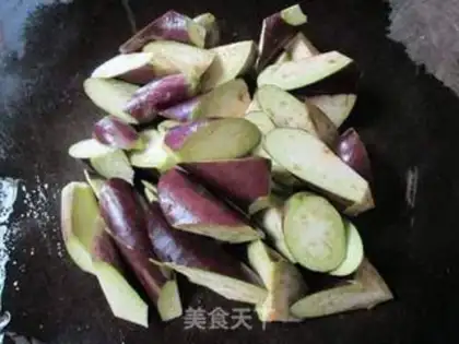 Make Little tomato eggplant step 1