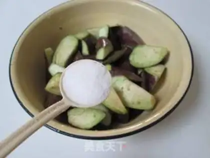 Make Little tomato eggplant step 2