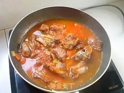 Make Cheese juice ribs step 14