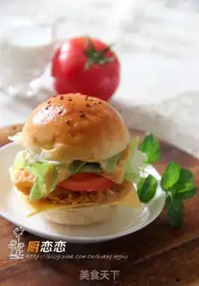 Make Chicken burger step 8