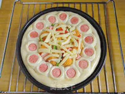 Make Chicken sausage and pizza step 19