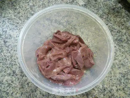 Make The dolls are fried with liver step 5