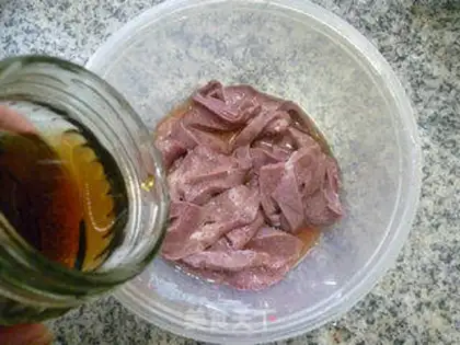 Make The dolls are fried with liver step 6