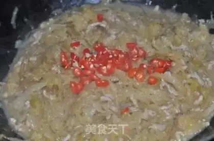 Make Sour sauce fan fried meat step 11