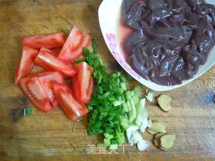 Make Potato powder pork liver step 2