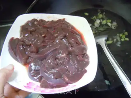 Make Potato powder pork liver step 4
