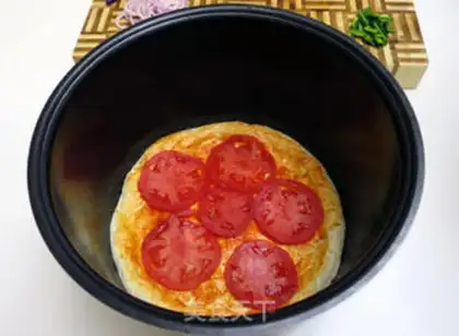 Make shrimp cheese pizza step 6