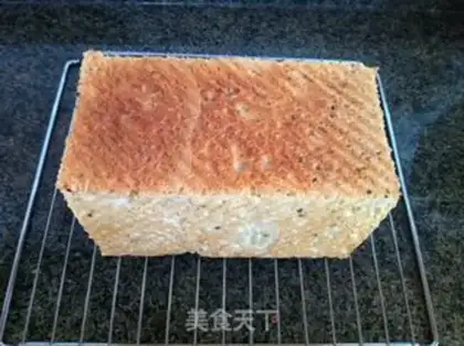 Make Milk eggs, black sesame toast step 9
