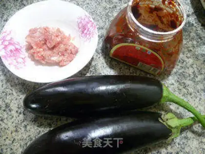 Make Meat and eggplant step 0
