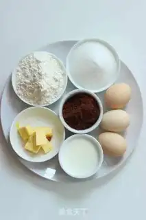 Make Coco sponge cake step 0