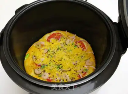 Make shrimp cheese pizza step 11